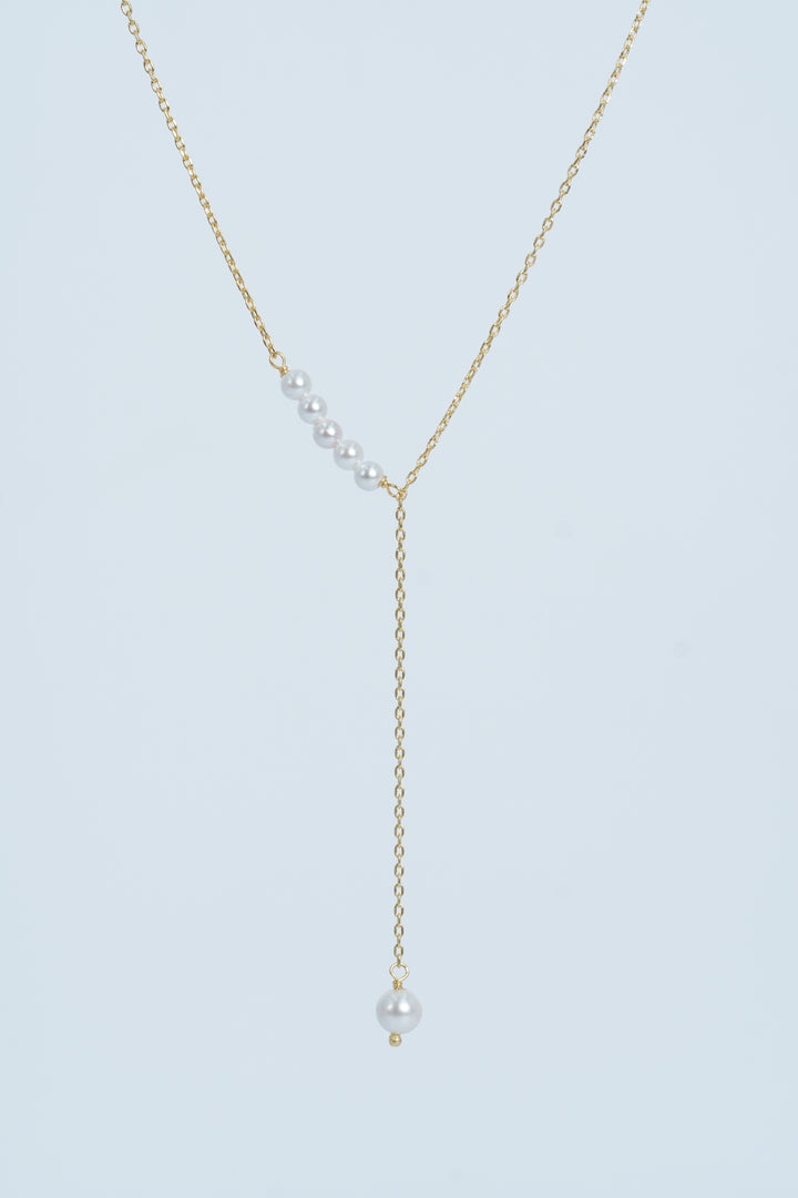 925 GOLD PLATED  PEARL CHAIN