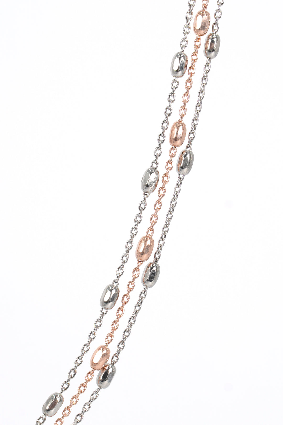 925 CUBIC ZIRCONIA ROSE GOLD CHAIN