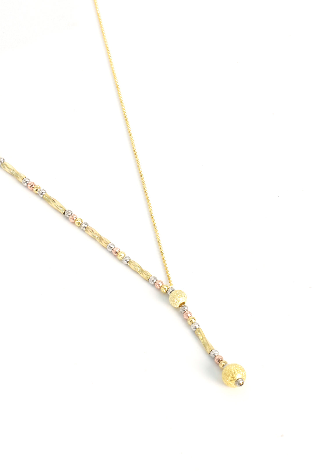 925 GOLD PLATED BEADS WITH CHAIN