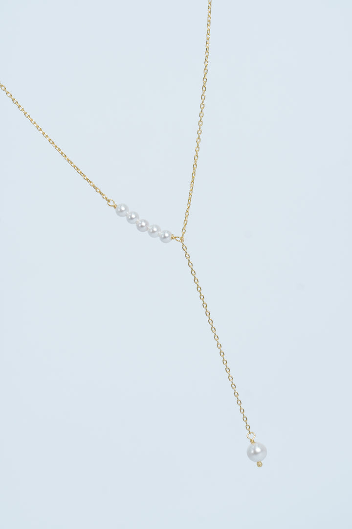 925 GOLD PLATED  PEARL CHAIN