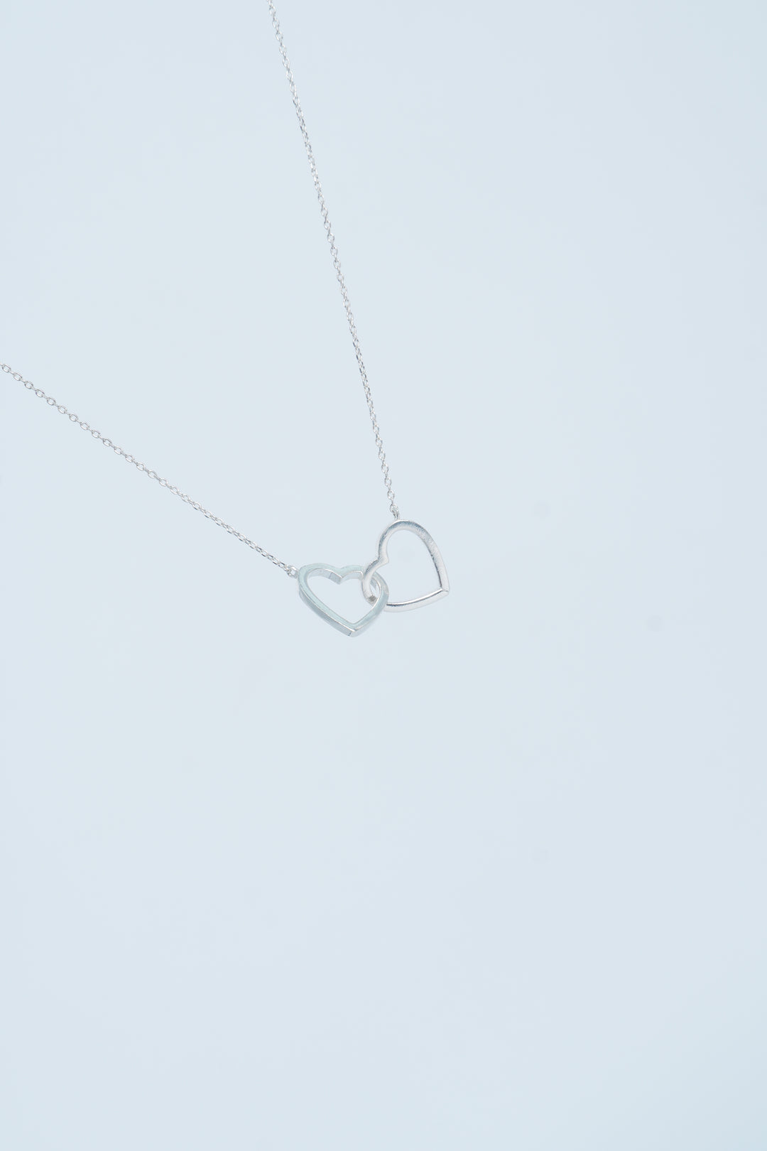 925 SILVER CHAIN WITH TWO HEARTS