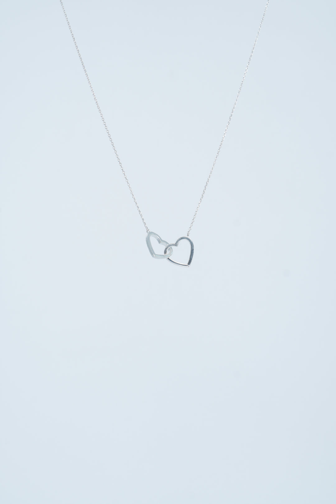 925 SILVER CHAIN WITH TWO HEARTS