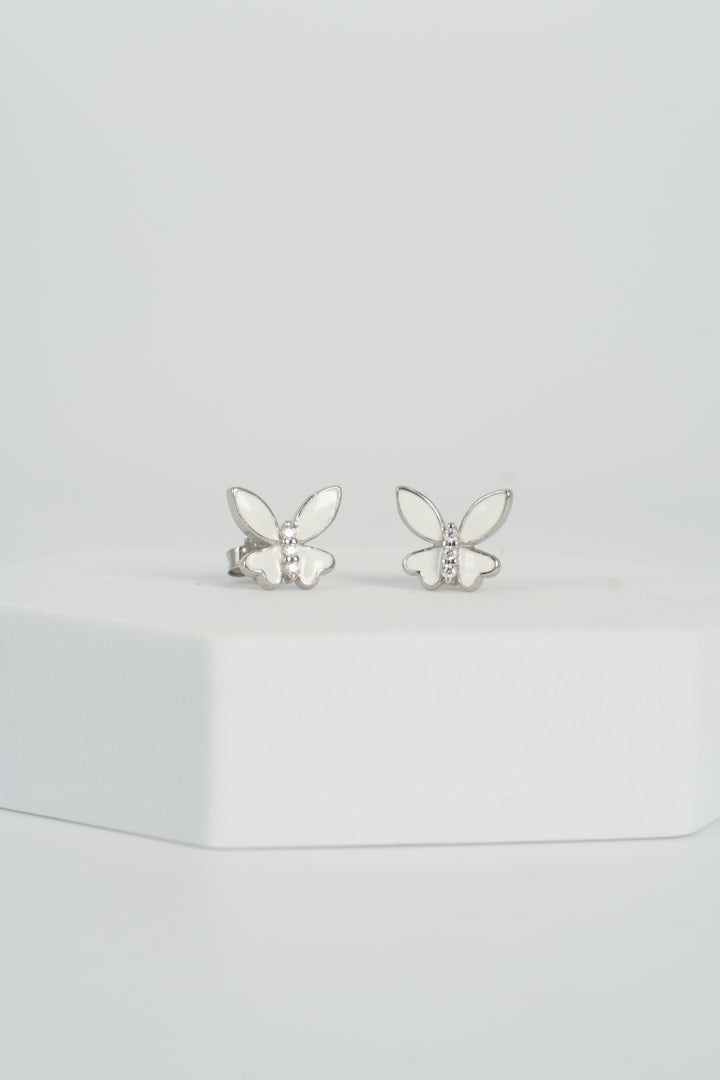 925 SIVER SMALL BUTTERFLY STUD