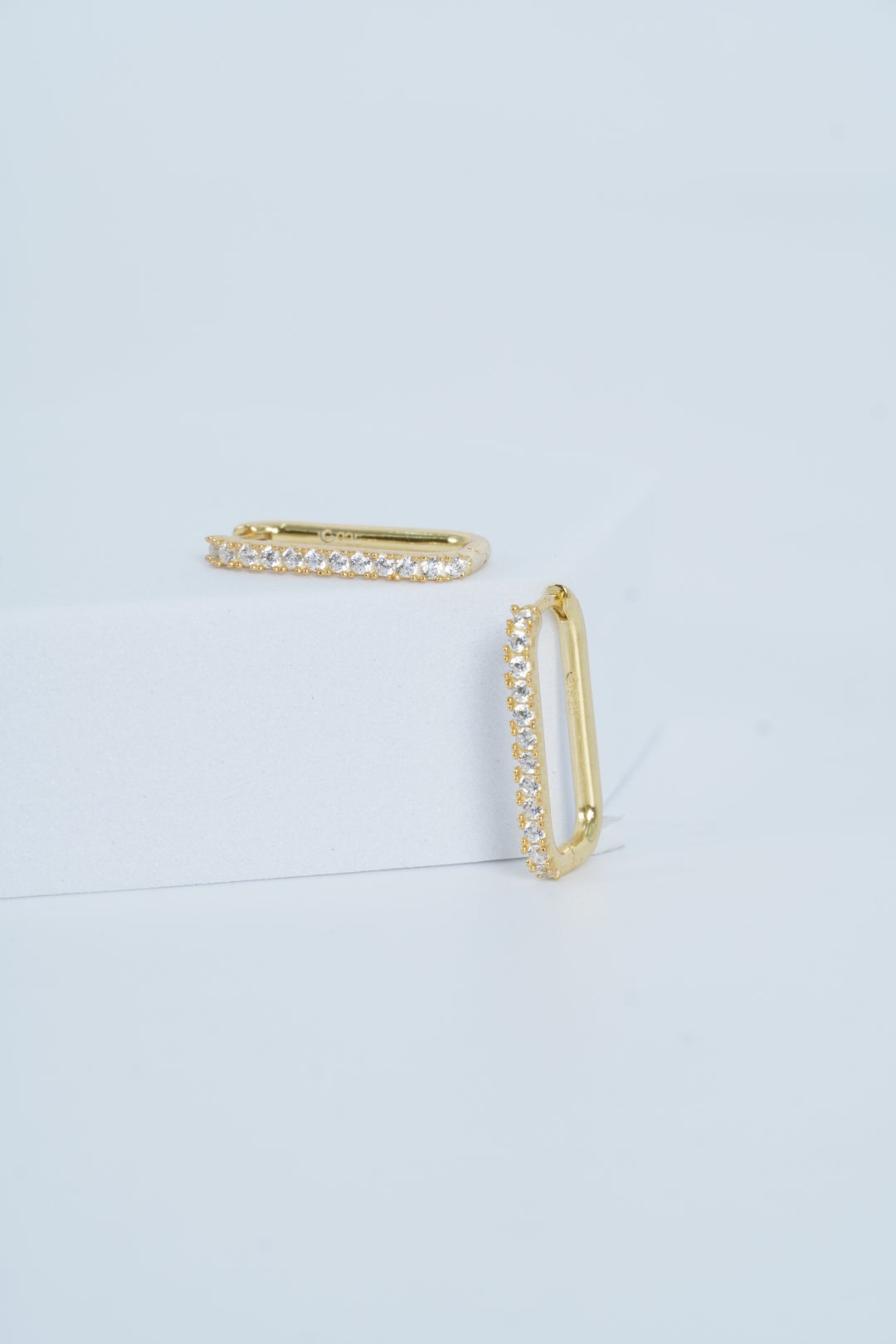 GOLD PLATED HUGGIE HOOP EARRINGS