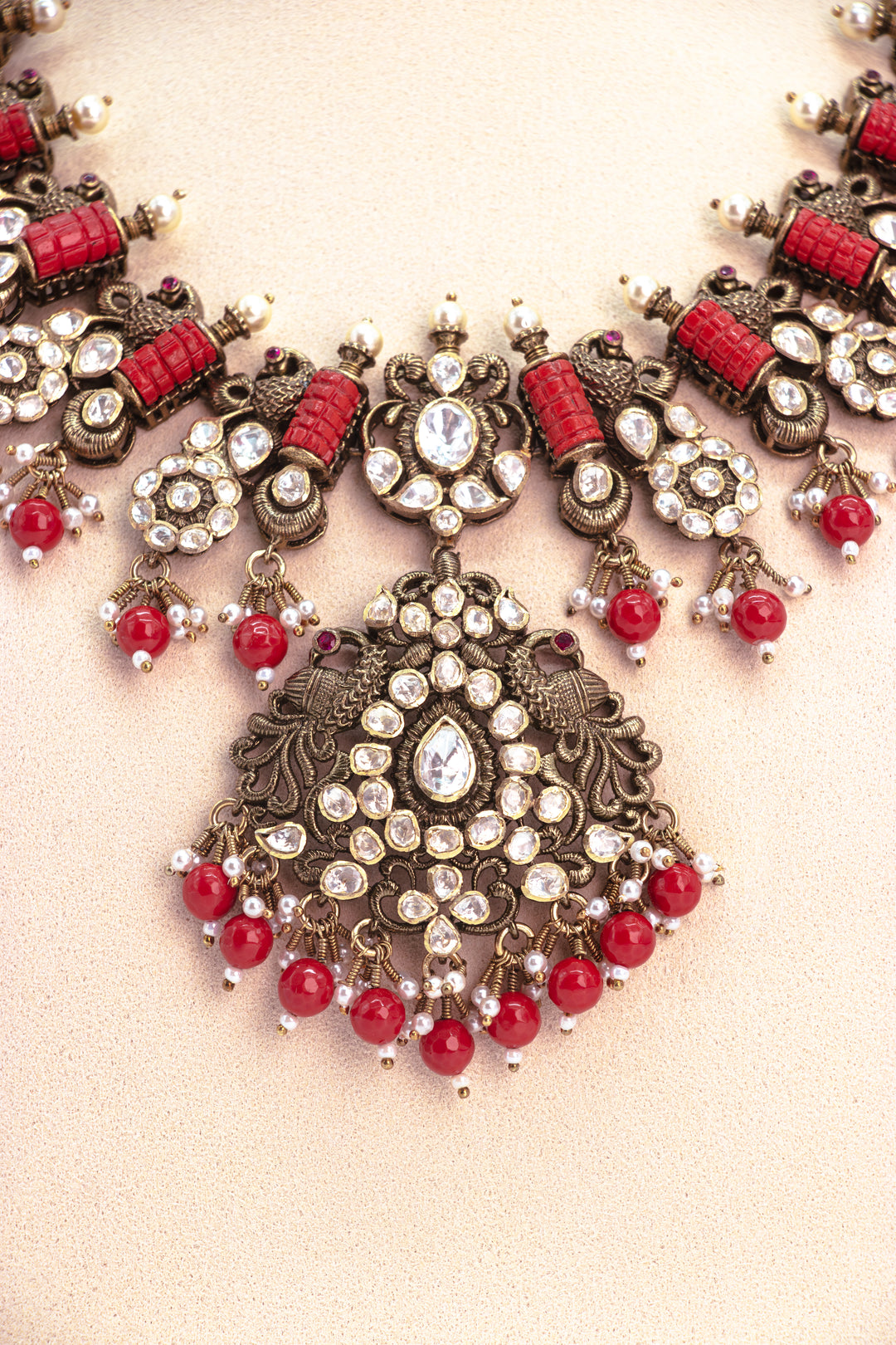 DHISHIKAA CORAL NECKLACE