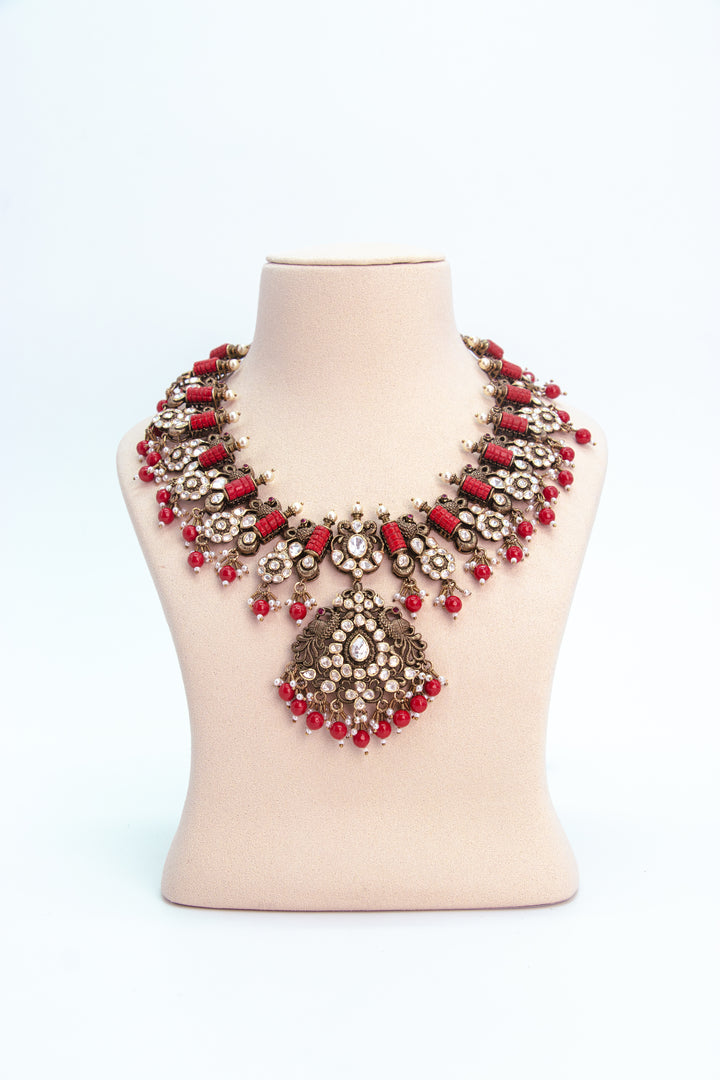 DHISHIKAA CORAL NECKLACE