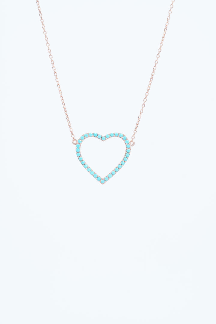 ROSE GOLD PLATED CHAIN WITH HEART