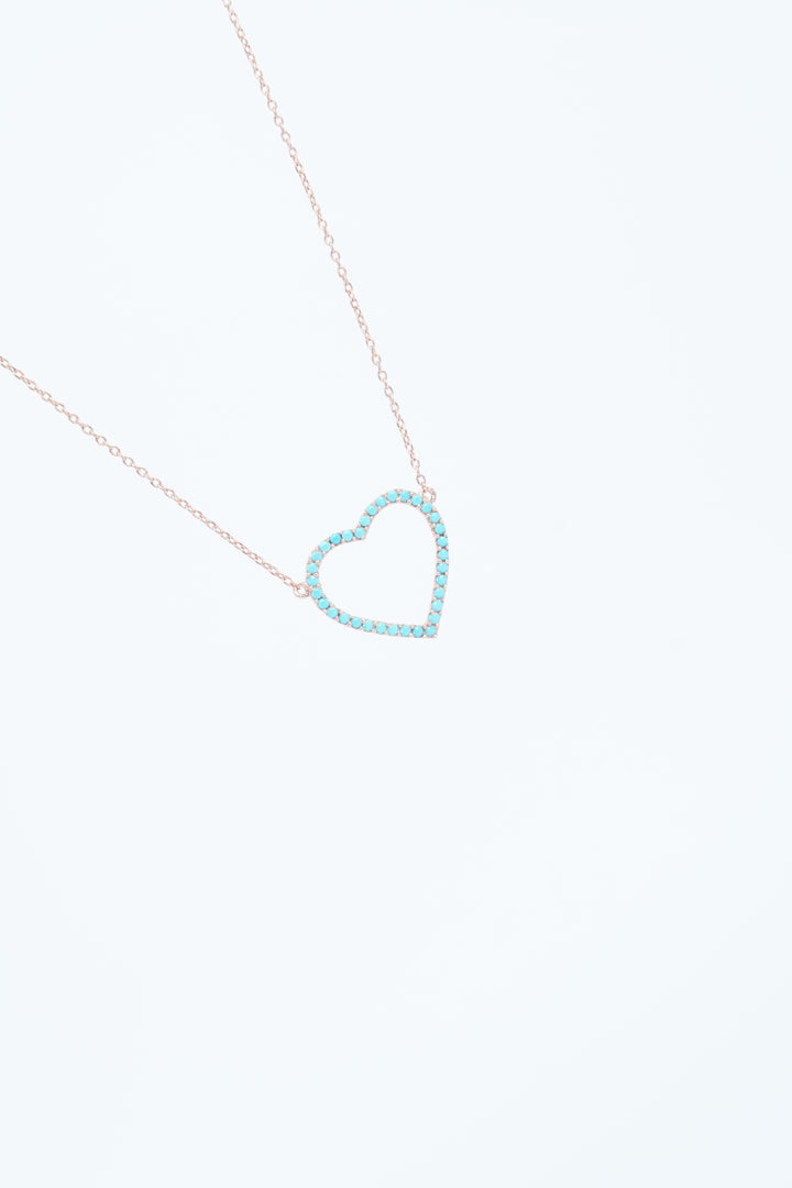 ROSE GOLD PLATED CHAIN WITH HEART