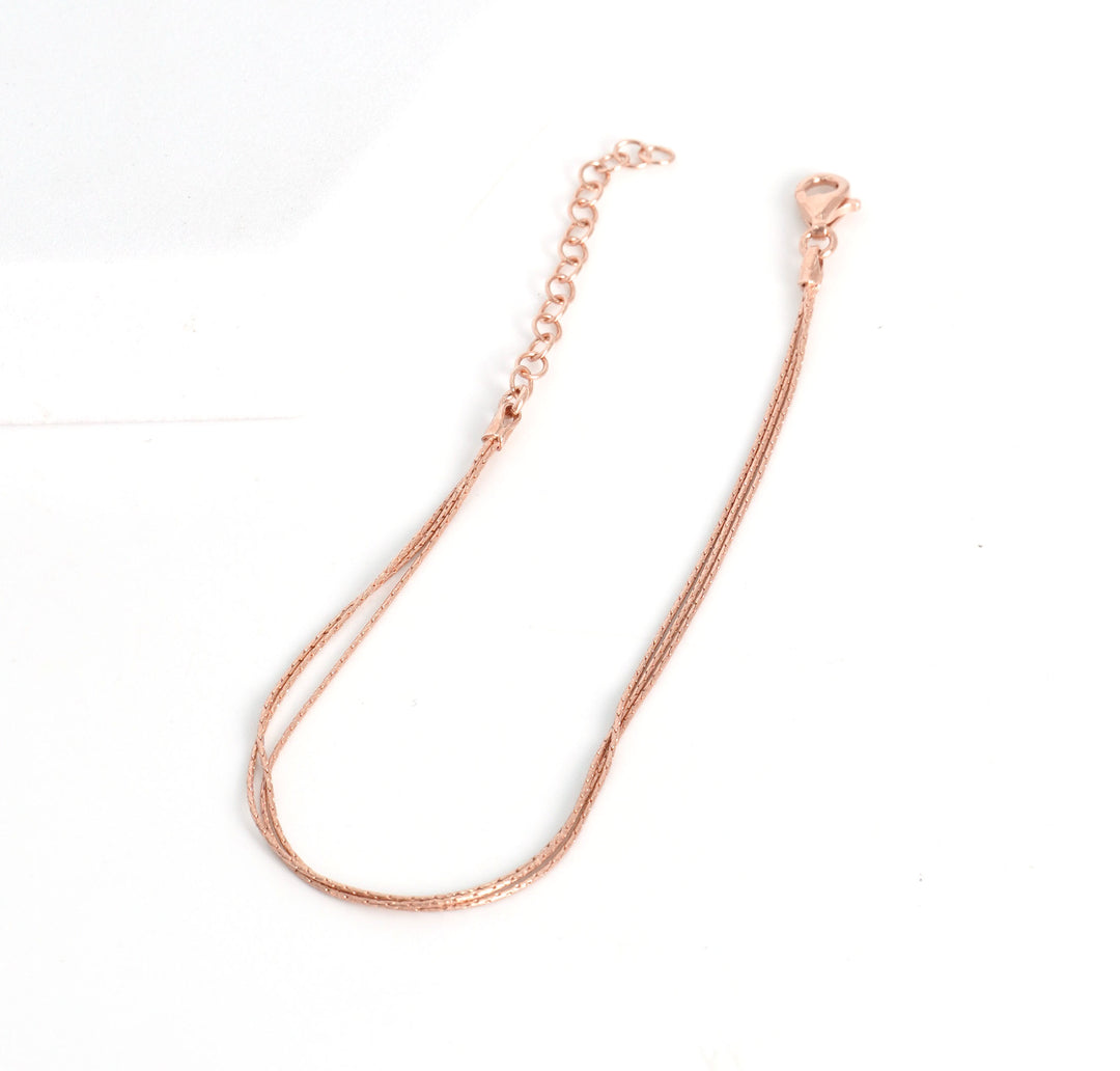 ROSE GOLD PLATED WITH LAYER BRACELET